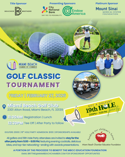 MBCC: 30th Annual Miami Beach Chamber Golf Classic