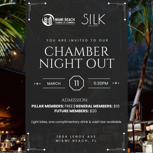 MBCC: Chamber Night Out – Silk Restaurant