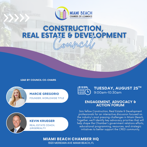 MBCC: Construction Real Estate & Development Council Meeting