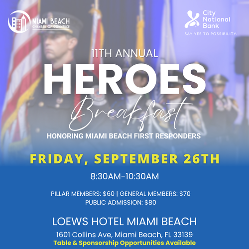 2025 Annual Heroes Breakfast @ Loews Miami Beach