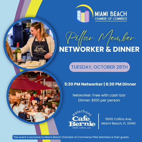 Pillar Networker & Dinner at the Cafe Bernie